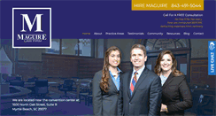 Desktop Screenshot of maguirelawfirm.com